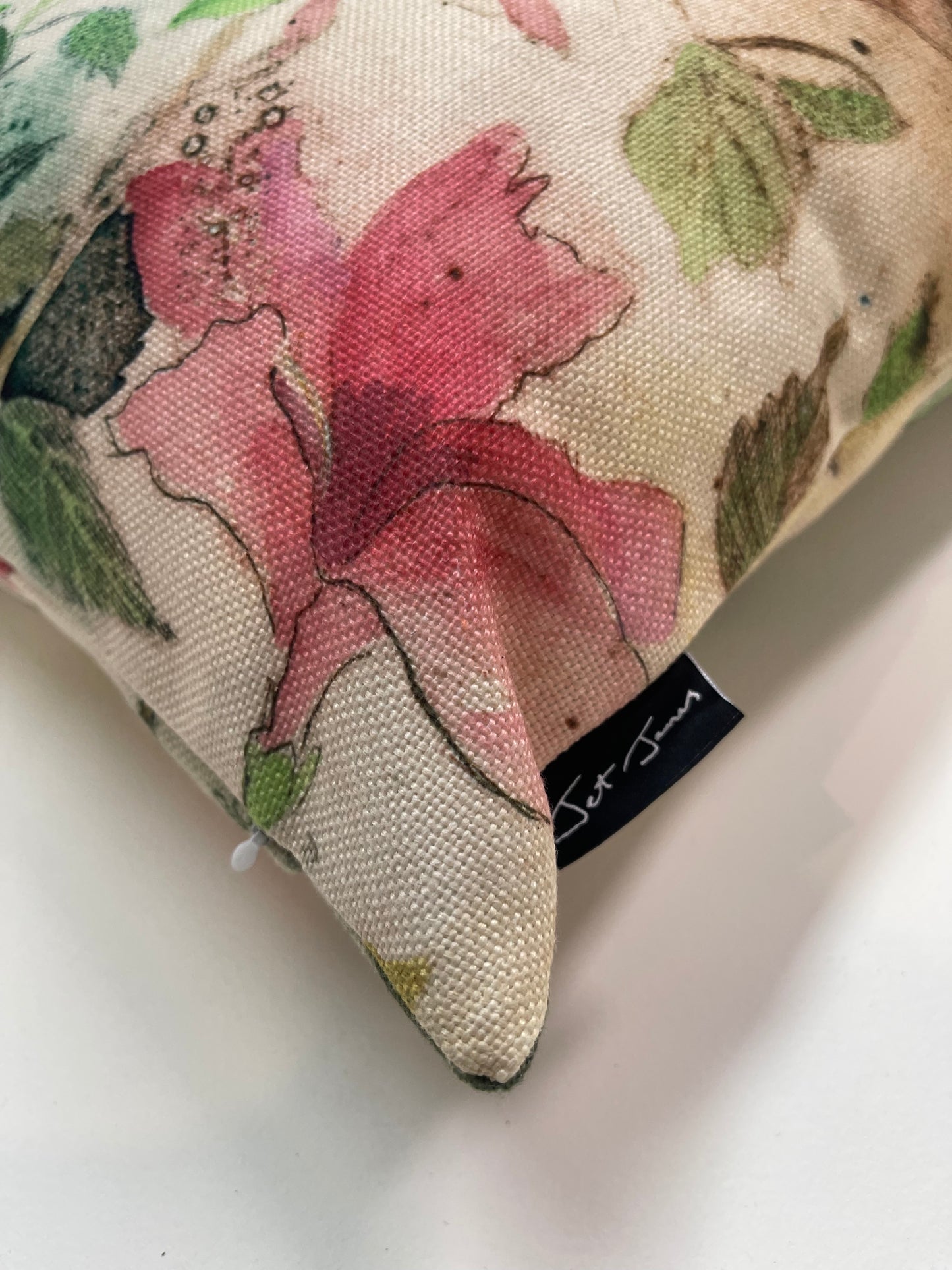Sunbird and Hibiscus Cushion Cover