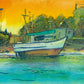 'Sunset At Ross Creek' Fine Art Print