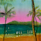 'Yeppoon Main Beach (View Through The Palms)' Fine Art Print