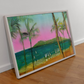 'Yeppoon Main Beach (View Through The Palms)' Fine Art Print