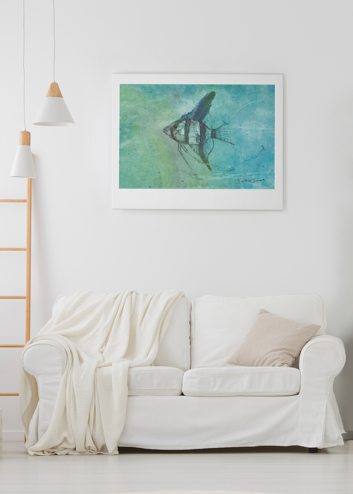 'Angelfish' Fine Art Print