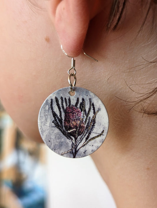 Banksia - Wooden Earrings