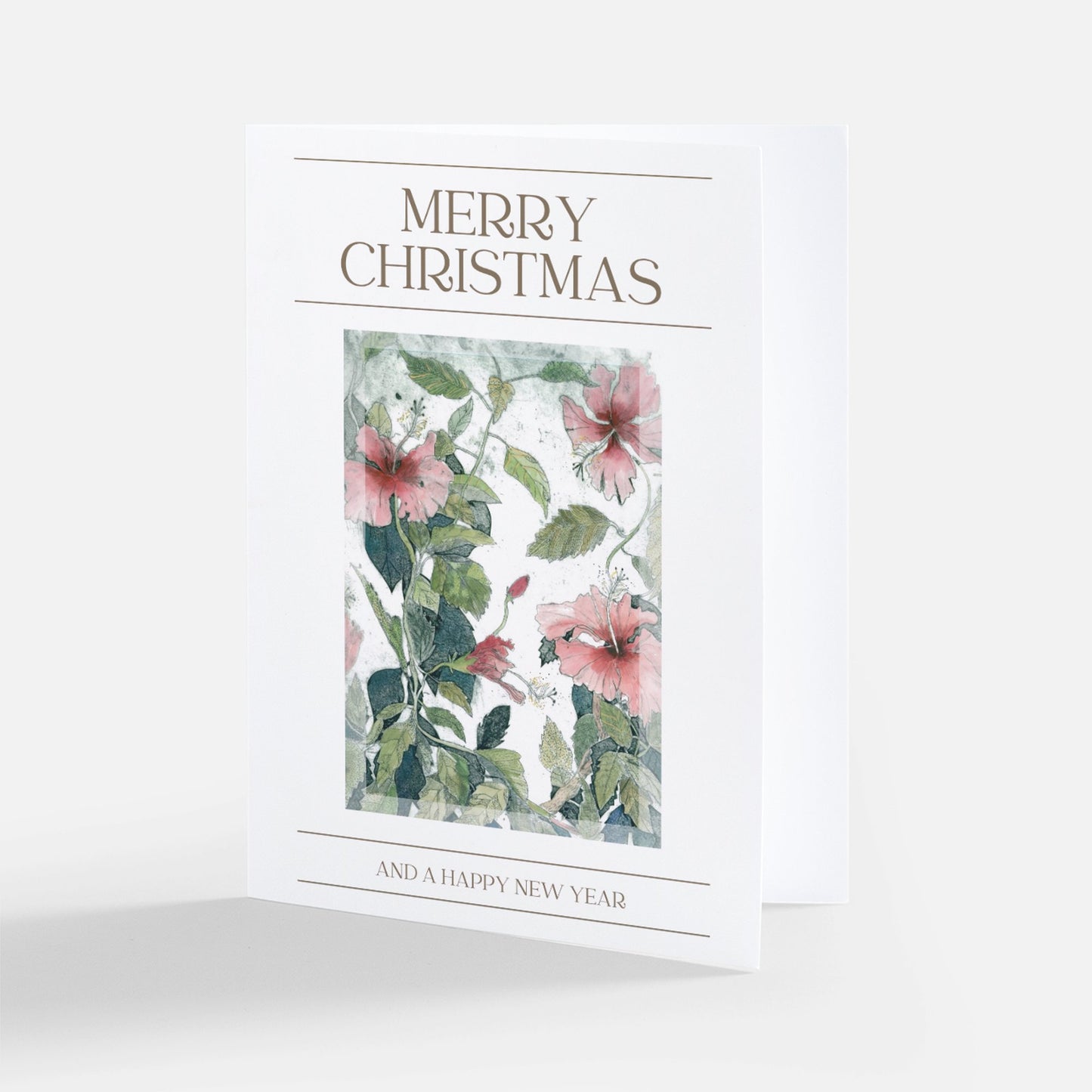 Christmas Card - Hibiscus