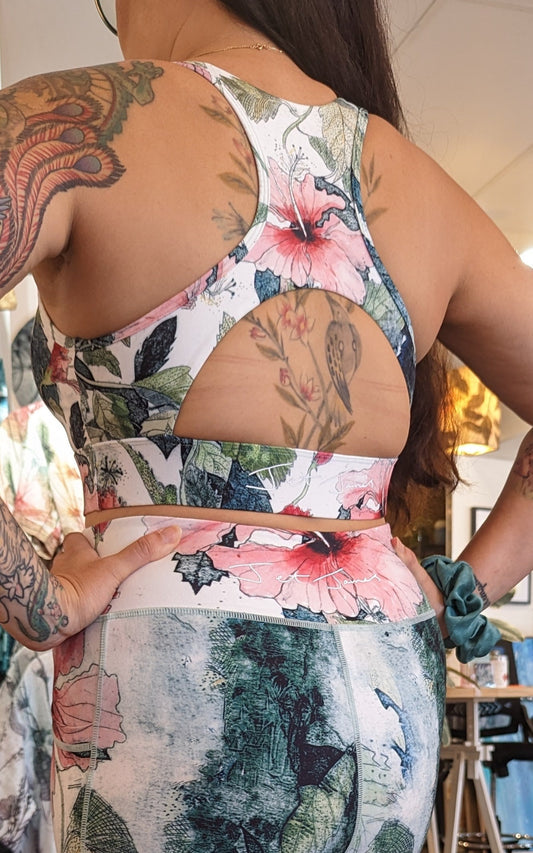 Hibiscus Crop Top