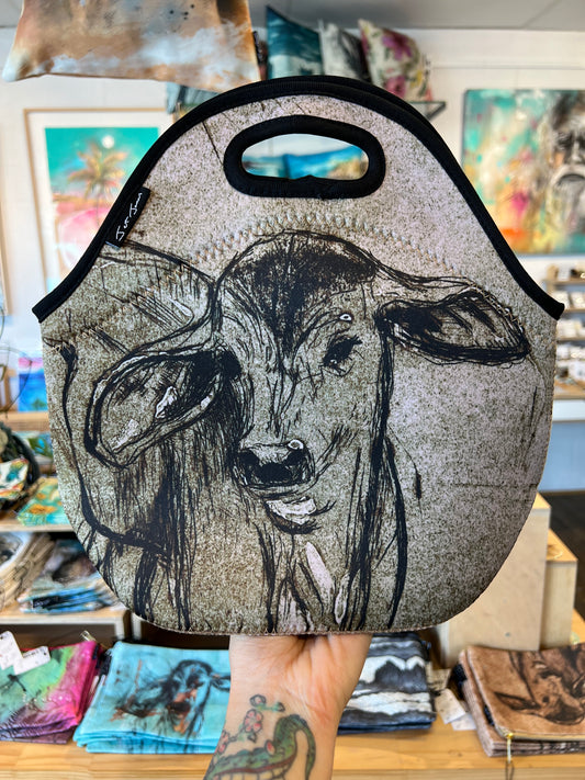 LOW STOCK Brown Calf Lunch Tote