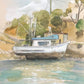 Ross Creek Boat Fine Art Print