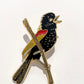 Red-Backed Fairy Wren Pin Badge