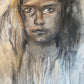 'Shy' - Original Artwork Framed