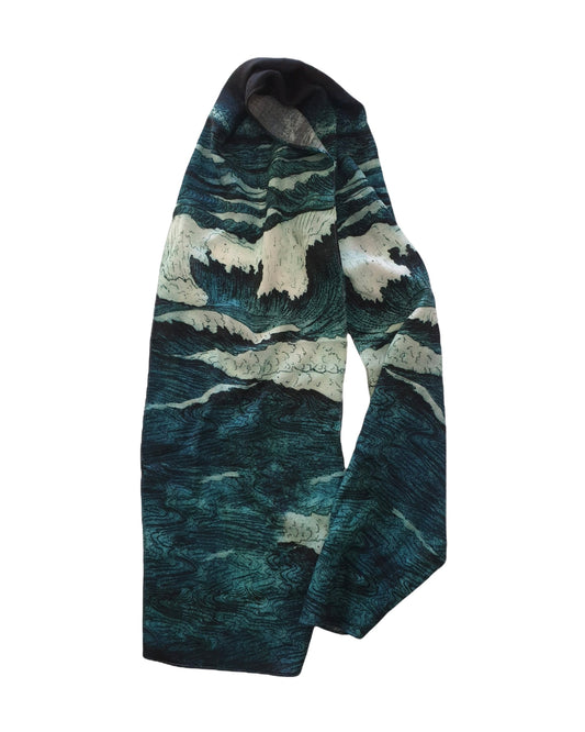 Waves Men's Scarf