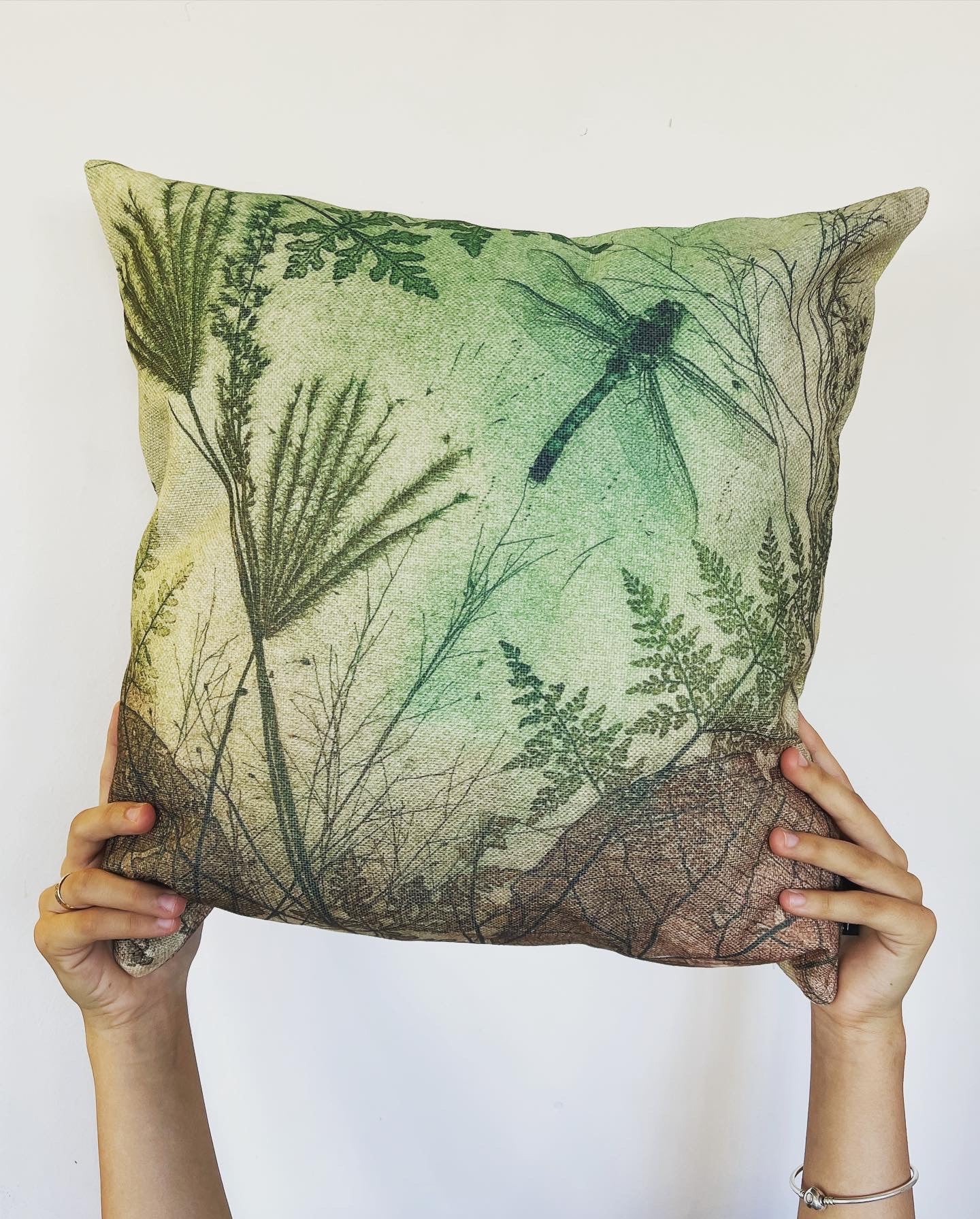 Forest Dragonfly Cushion Cover