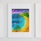 Rainbow Cooee Bay Art Print
