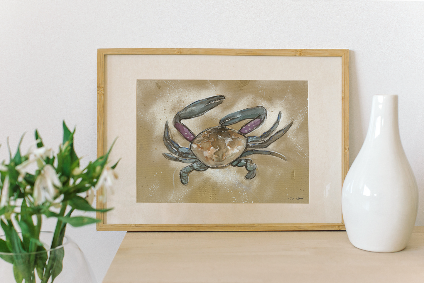 'Swimmers Crab' Fine Art Print