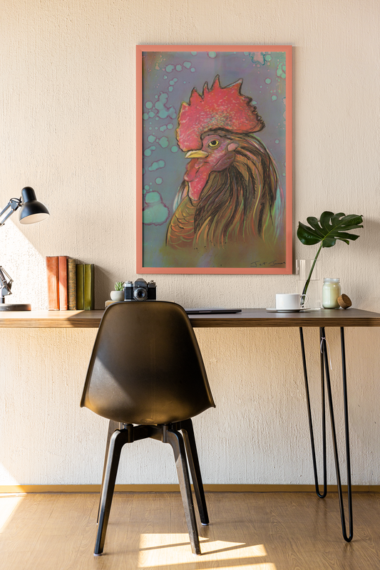 'Roopert The Rooster' Fine Art Print