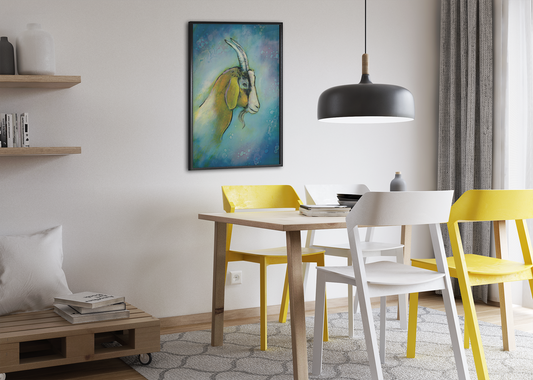 'Great Keppel Goat' Fine Art Print