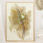 'Green Frog' Fine Art Print