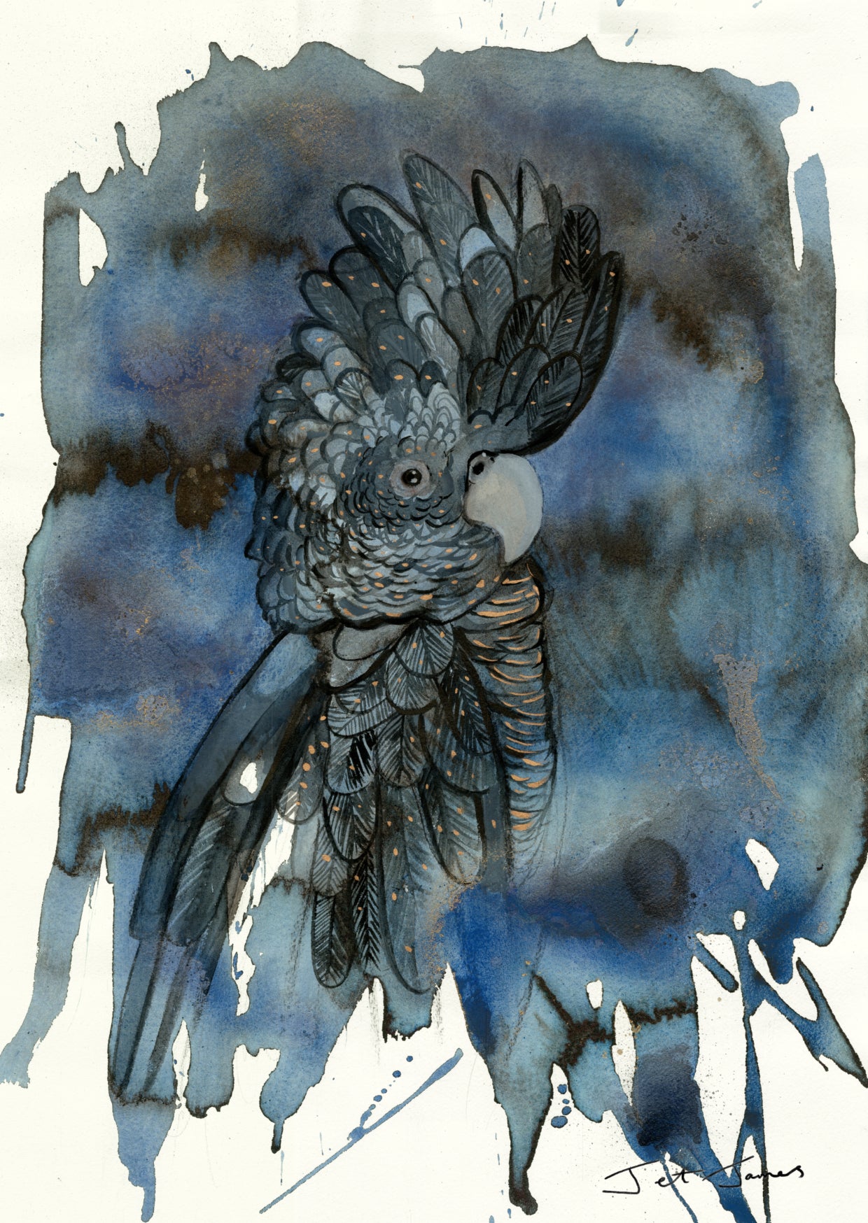 'Mystic Cockatoo' Fine Art Print