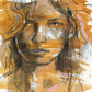 Orange Outback Portrait Fine Art Print