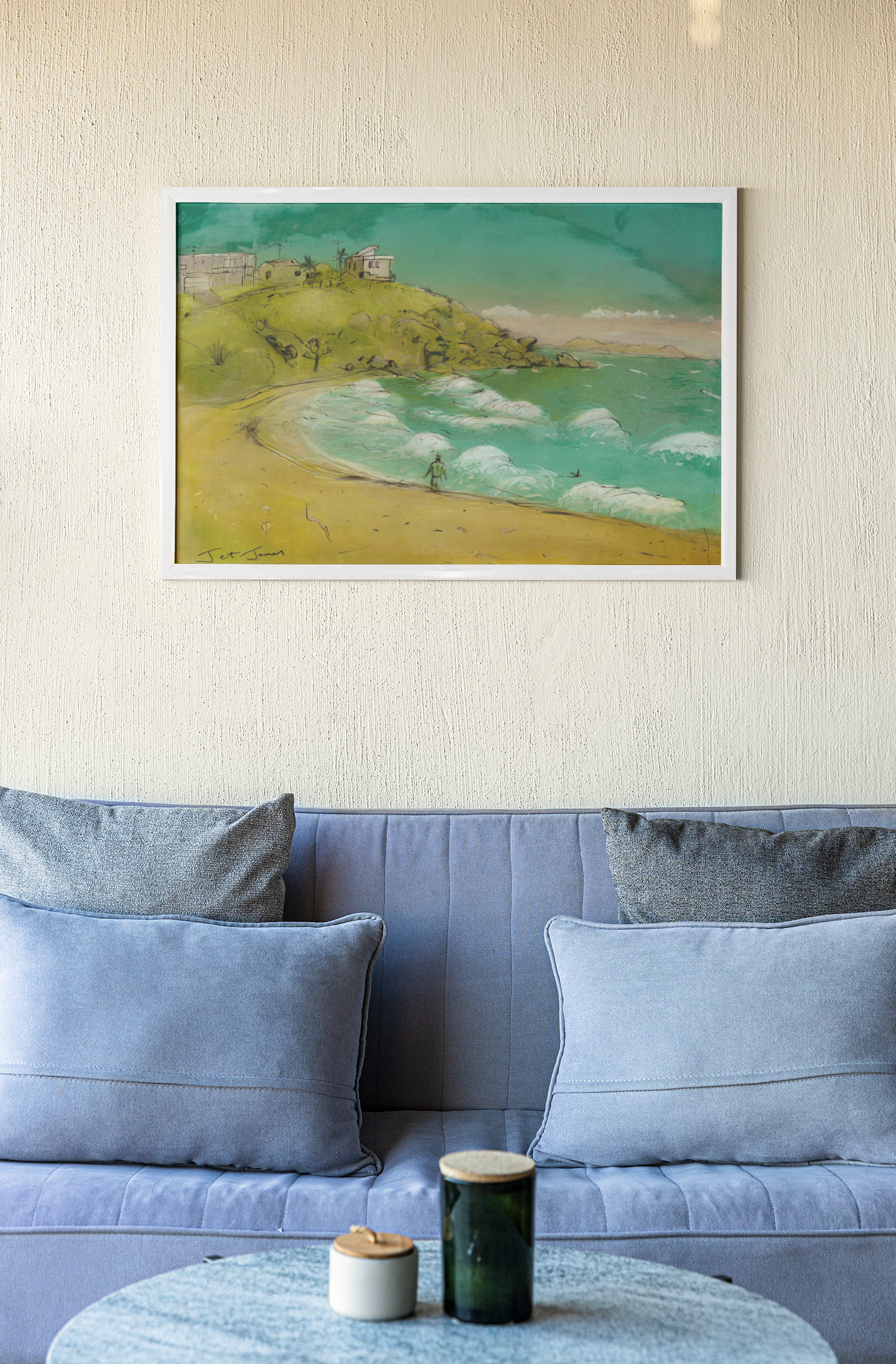'Windy Day At Cooee Bay' Fine Art Print