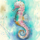 Pink Sea Horse Fine Art Print