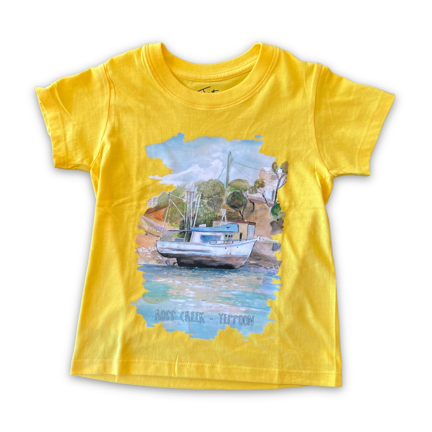 Kid's Shirt: Ross Creek Boat